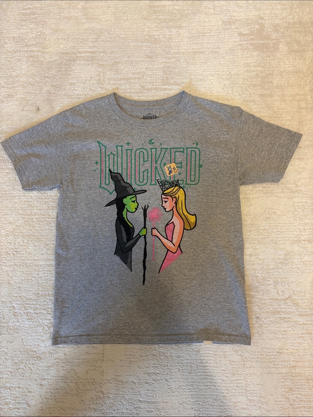Wicked Graphic Kids T‑Shirt - Gray